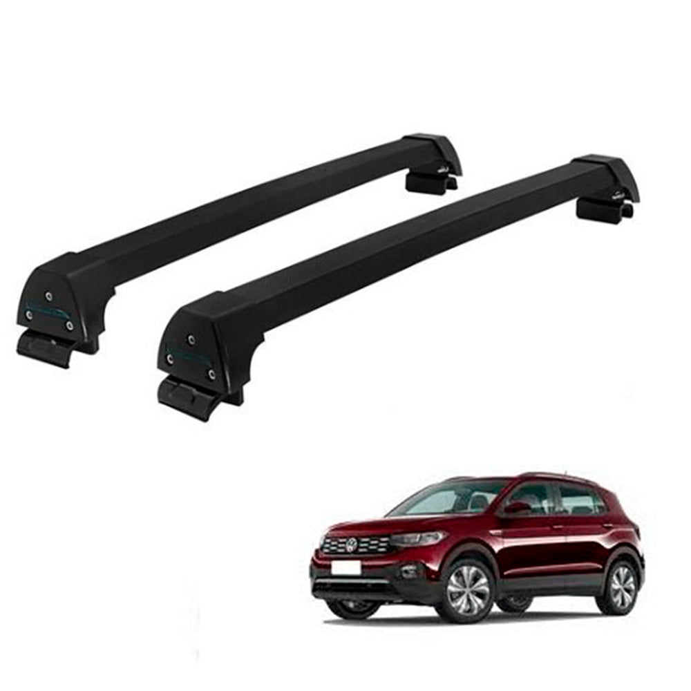 RACK LONG LIFE SPORT ALUM. P/ VW T-CROSS C/LONG. (PTC) - PRETO
