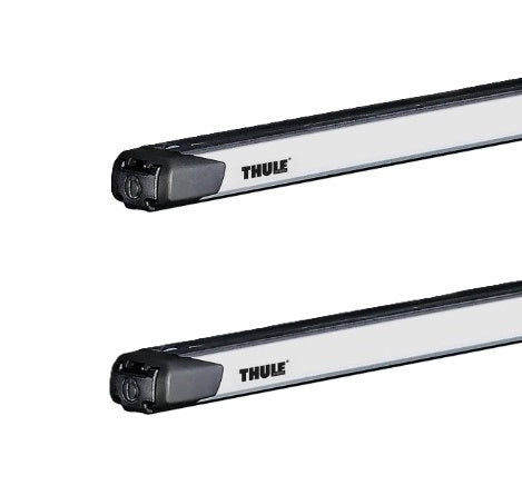 BARRA DE RACK DE TETO THULE SLIDE BAR 127CM (891) 2 UNIDADES - PRATA