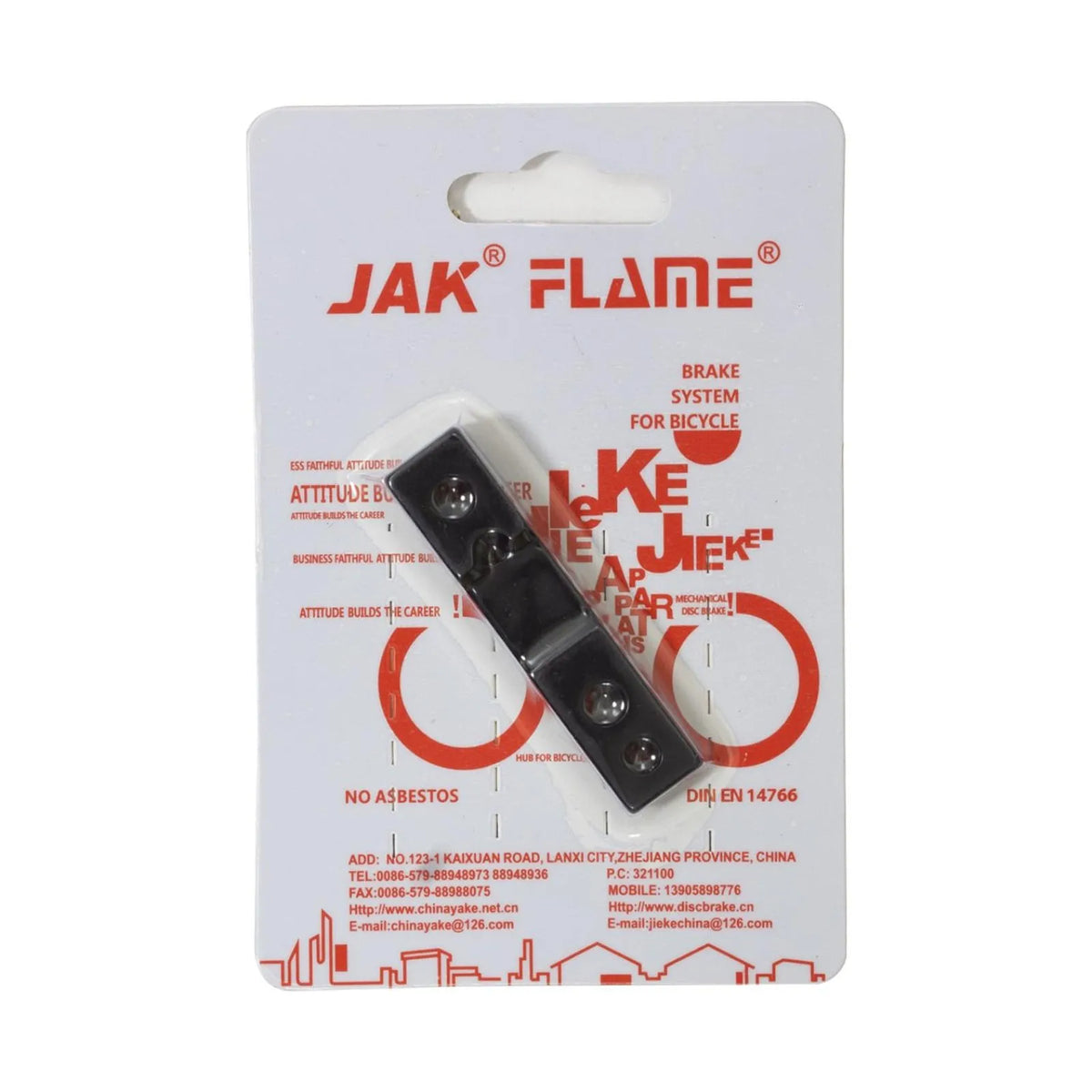 ADAPTADOR DE FREIO TRASEIRO JAK P/ FREIO FLAT MOUNT 160MM - PRETO