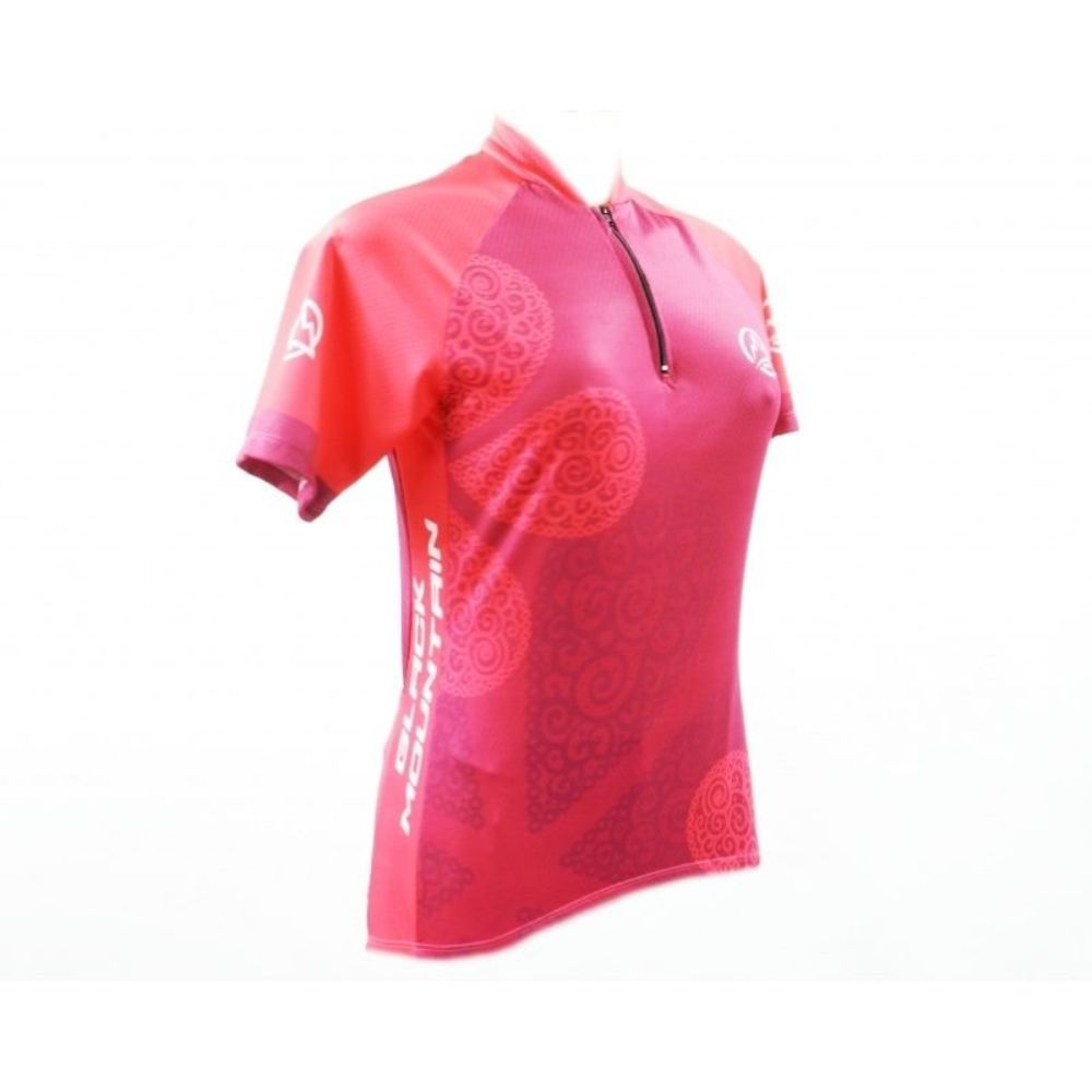 CAMISA CICLISMO BLACK MOUNTAIN FEMININA SUPER PINK - ROSA - P