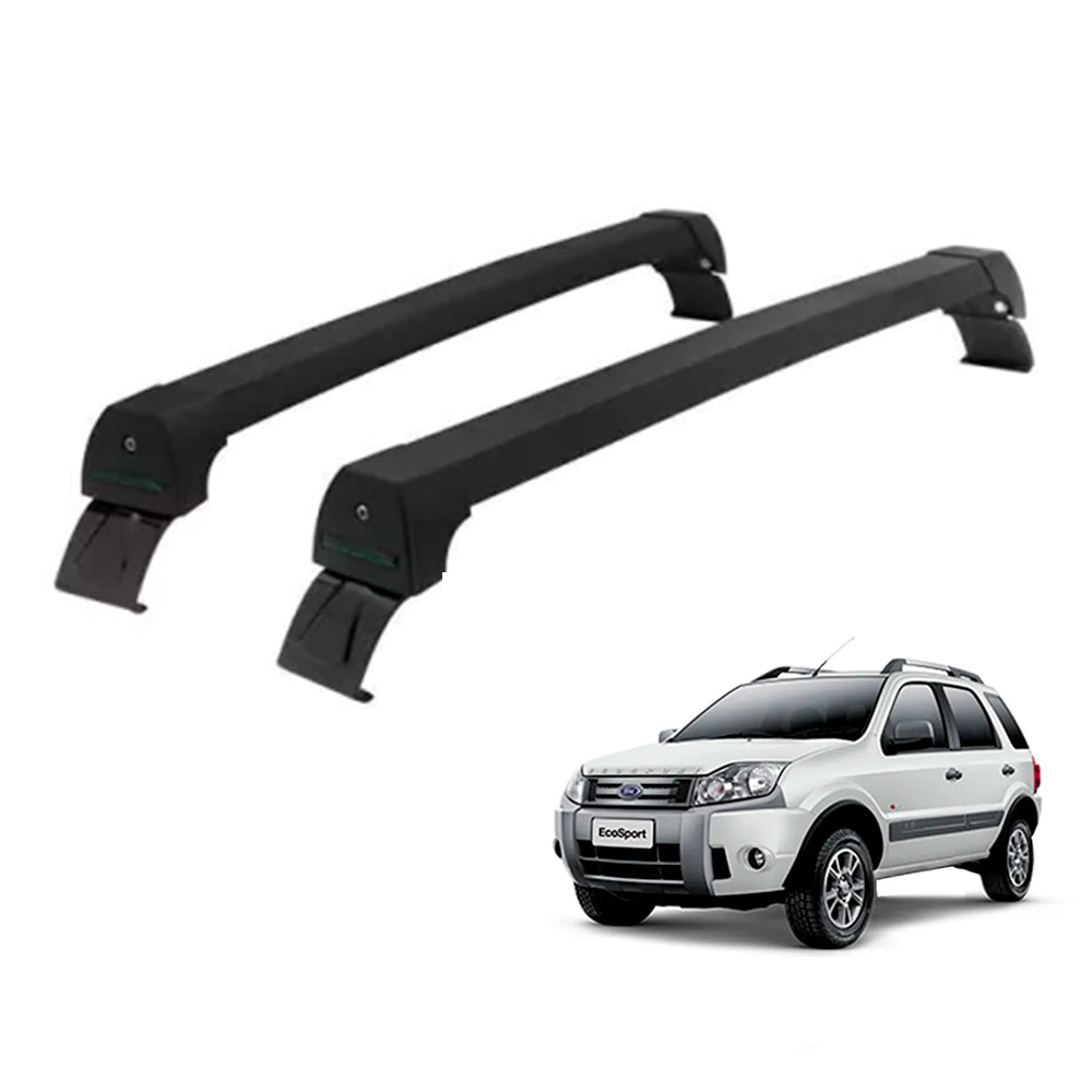 RACK LONG LIFE SPORT ALUM. PRETO P/ FORD ECOSPORT S/ LONG. ATÉ 2012 (PFHS) - PRETO