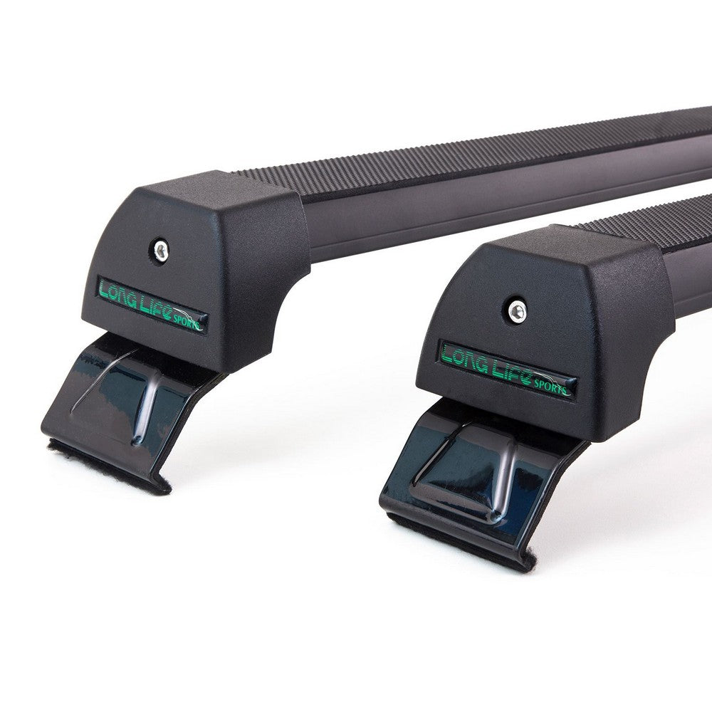 RACK LONG LIFE SPORT ALUM. PRETO P/ VOLKSWAGEM FOX 4 PORTAS (PFX-4) - PRETO