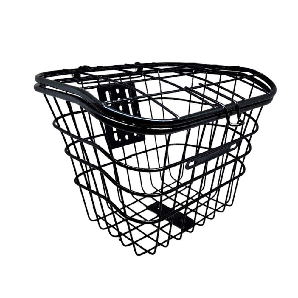CESTA REFORÇADA COM TAMPA 33X24X26CM - PRETO