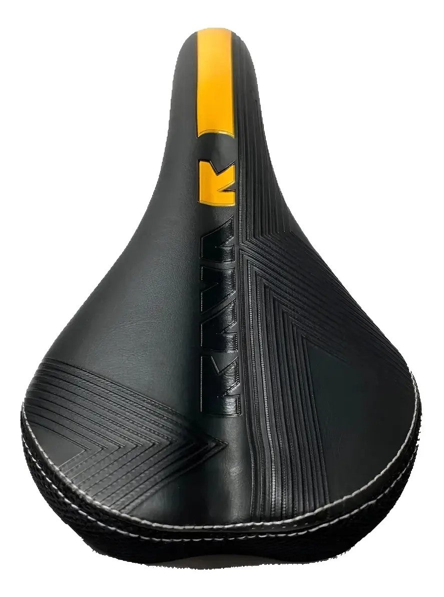 Selim Rava Pictoris Mtb (133mm) - Preto/Laranja