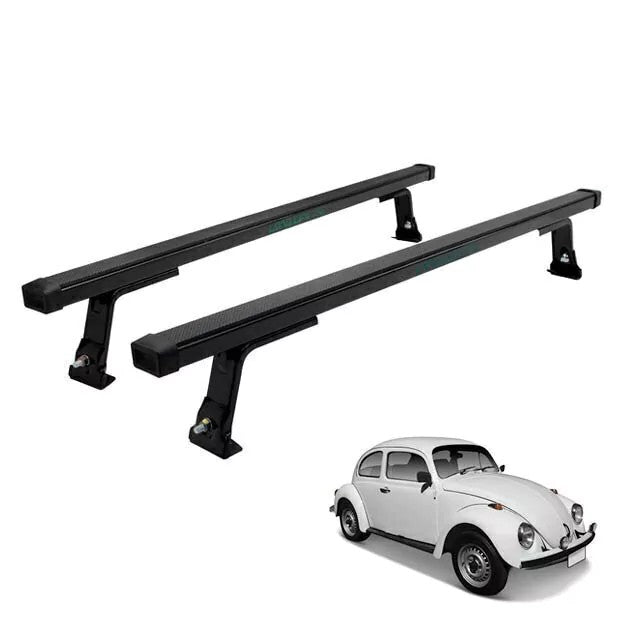 RACK DE TETO LONG LIFE AÇO P/ CARGO FUSCA – BARRA 1200 MM - ALTURA 150 MM (C2) - PRETO