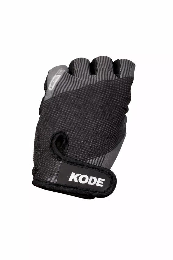 Luva Aberta Kode For Racing Preto/Cinza - P