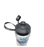 CARAMANHOLA GARRAFA ISOTÉRMICA ELLEVEN  BICO AUTOMATICO 590ML EL SERIES PRETO/RAINBOW