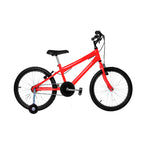 BICICLETA 16 AÇO C/ RODA LATERAL E ARO ALUMÍNIO FEMININA