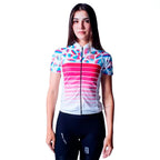 CAMISA CICLISMO ULTRACORE FEMININA RAIBOW LEAF