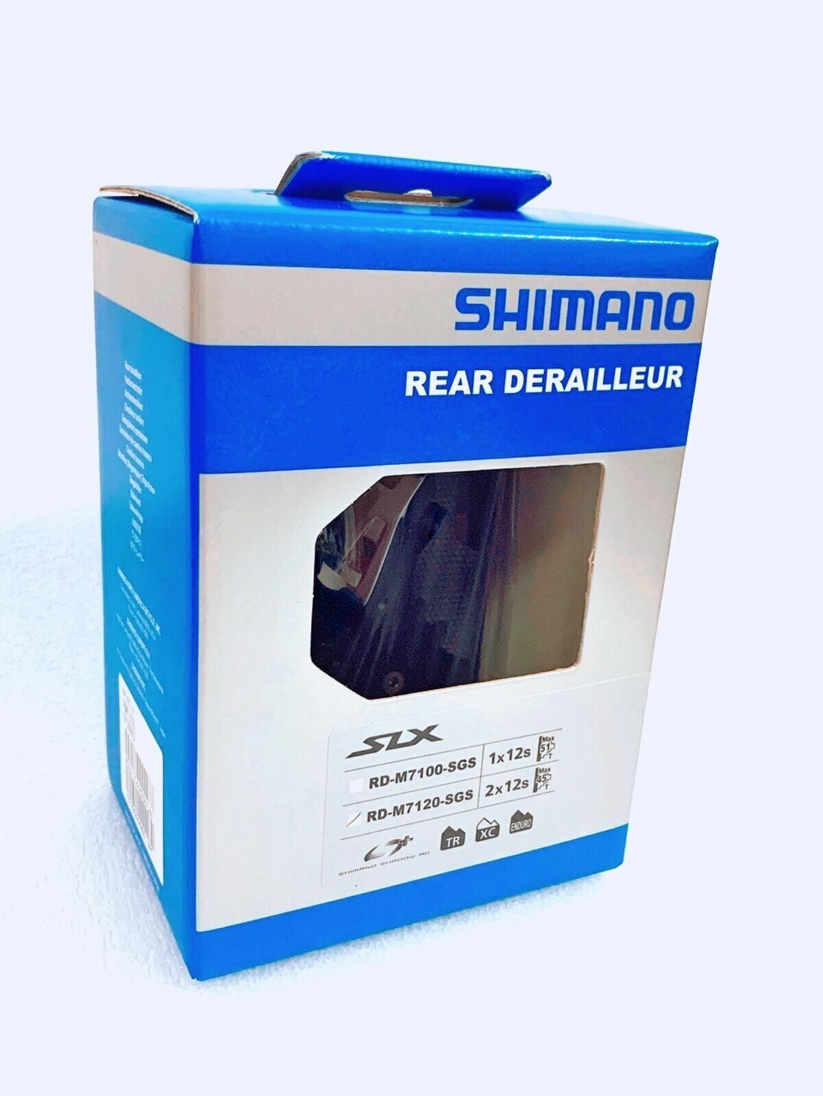 Câmbio Traseiro Shimano Slx M7120 Sgs 2x12v (irdm7120sgs) - Preto
