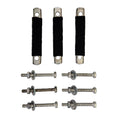 KIT DE FIXAÇÃO TRANSBIKE CALHA TETO LONG LIFE (KIT 1) - ZINCADO