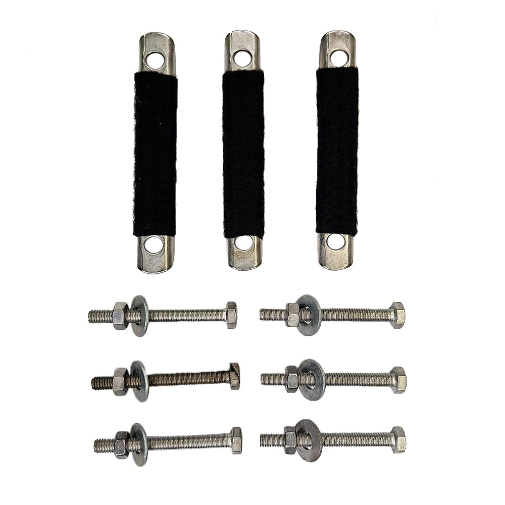KIT DE FIXAÇÃO TRANSBIKE CALHA TETO LONG LIFE (KIT 1)