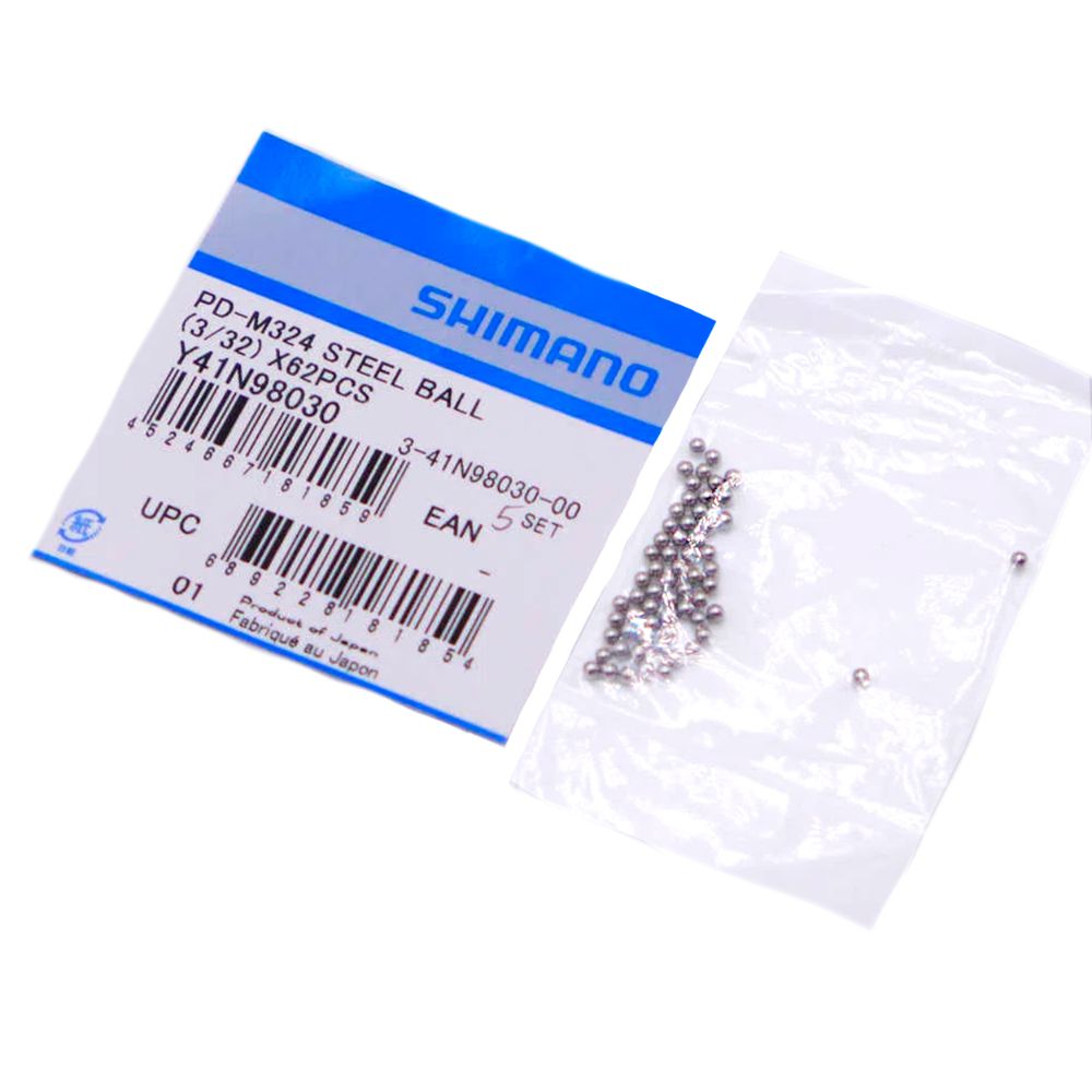 ESFERAS DE ACO 3/32 PARA SHIMANO PDM324 62 PECAS