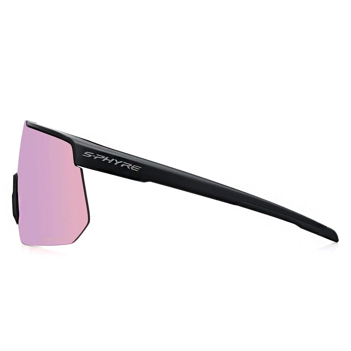 ÓCULOS SHIMANO S-PHYRE R C/ 2 LENTES RIDESCAPE GRAVEL (ECESPHR2GRL02) - PRETO FOSCO