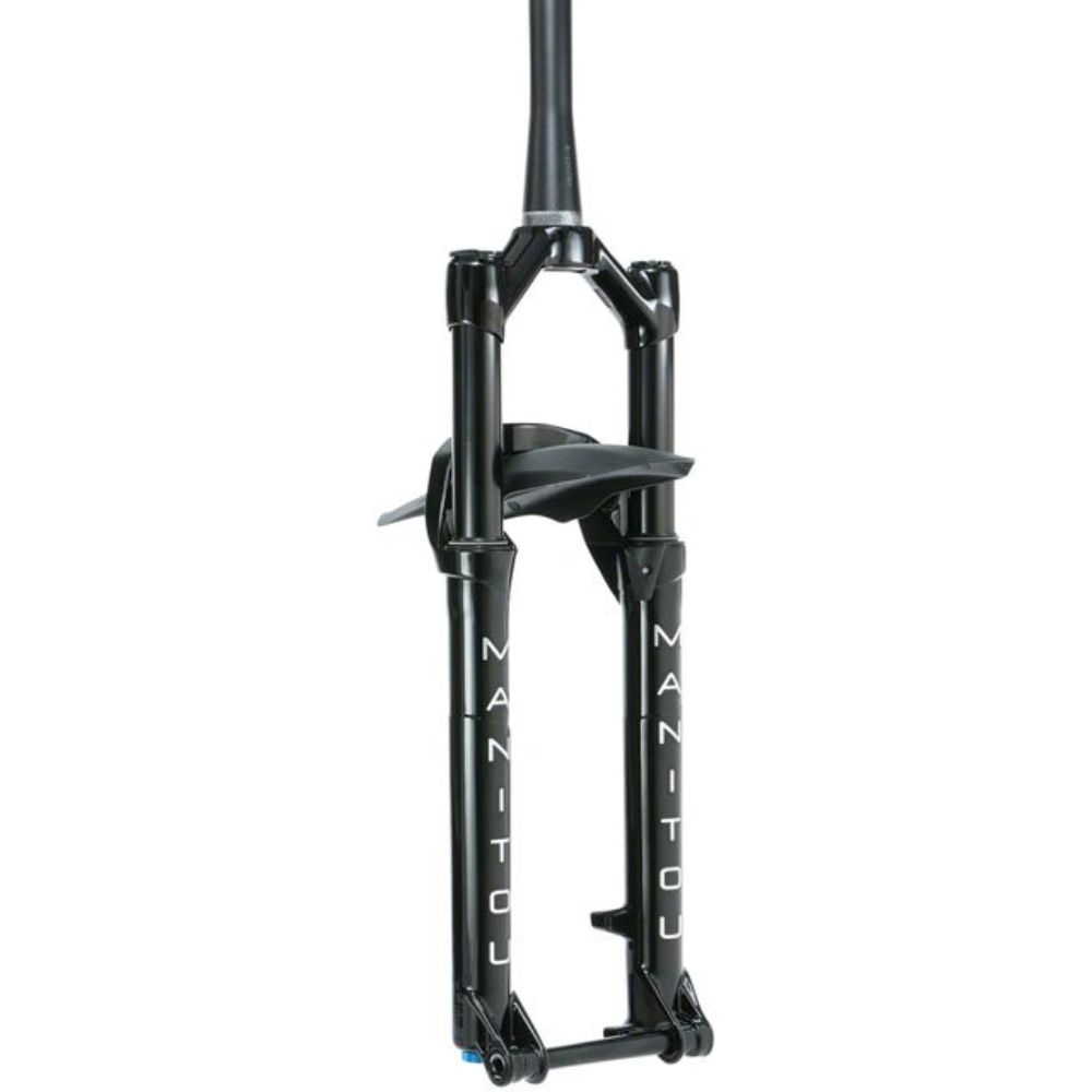 SUSPENSÃO DE BICICLETA 27,5+/ 29 TAPERED MANITOU R7 EXPERT 100MM BOOST - PRETO
