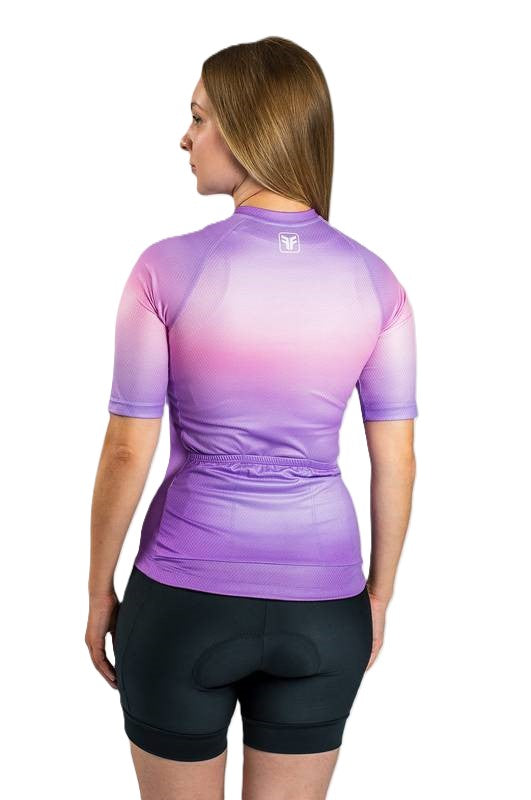 Camisa De Ciclismo Feminina Free Force Basic Amethyst 2024