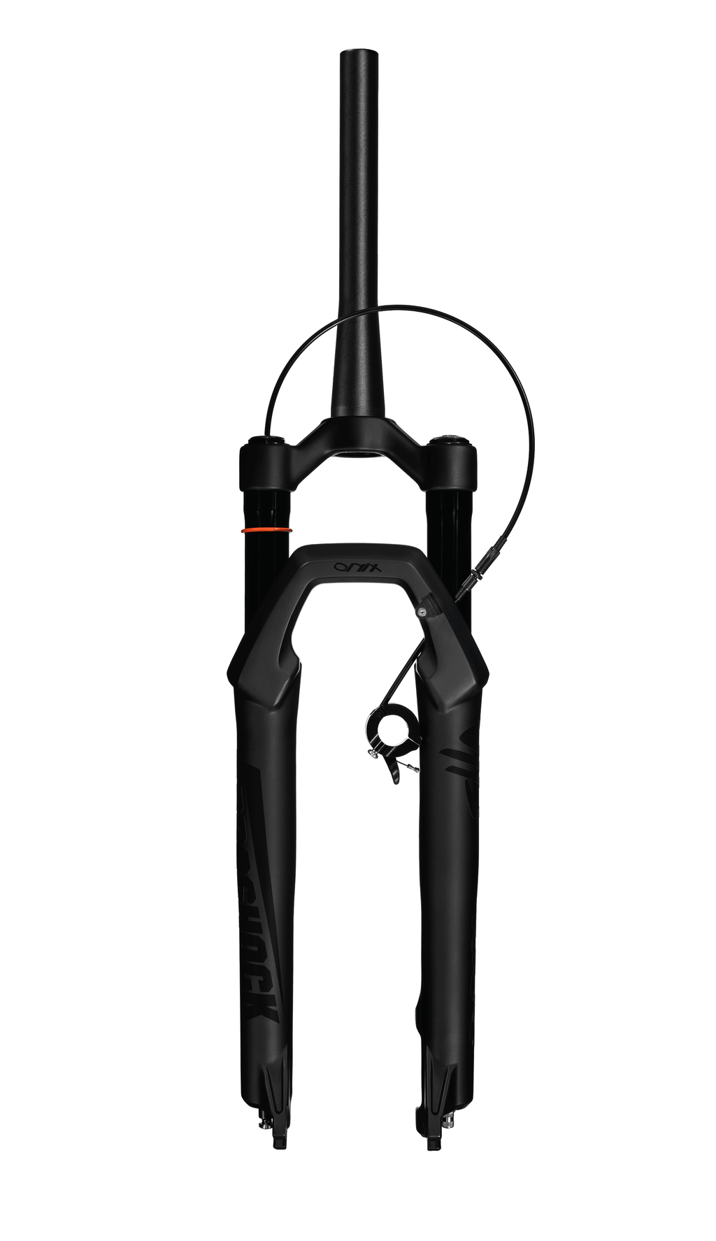 SUSPENSÃO ONIX DARK TRAVA NO GUIDÃO SPIDER ARO 29 EIXO 9X100 PRETA FOSCA
