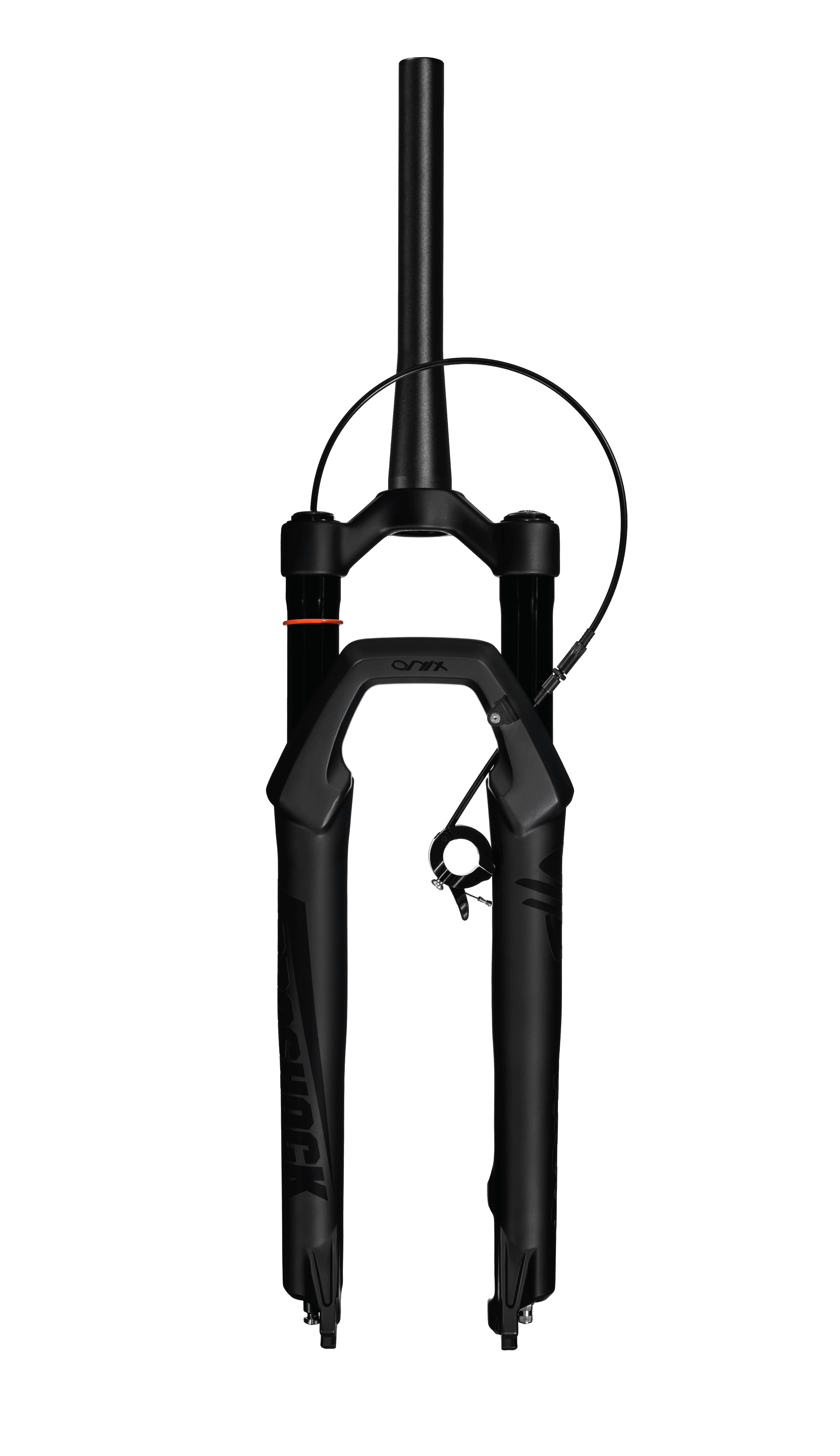 SUSPENSÃO ONIX DARK TRAVA NO GUIDÃO SPIDER ARO 29 EIXO 9X100 PRETA FOSCA