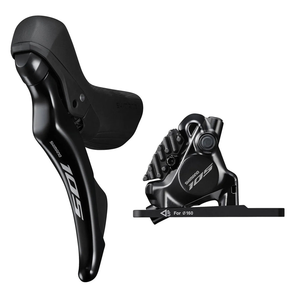 ALAVANCA CAMBIO/FREIO STI SHIMANO 105 ST-R7120/BR-R7170 ESQ 12V - PRETO