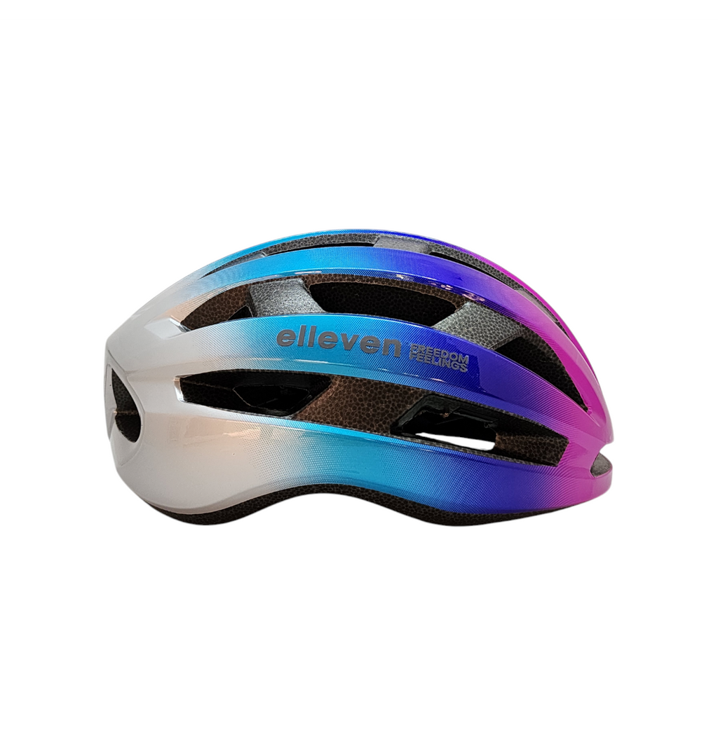 CAPACETE ELLEVEN SPEED MTB INMOLD RACE M 53-57 RXOAZL/CINZA