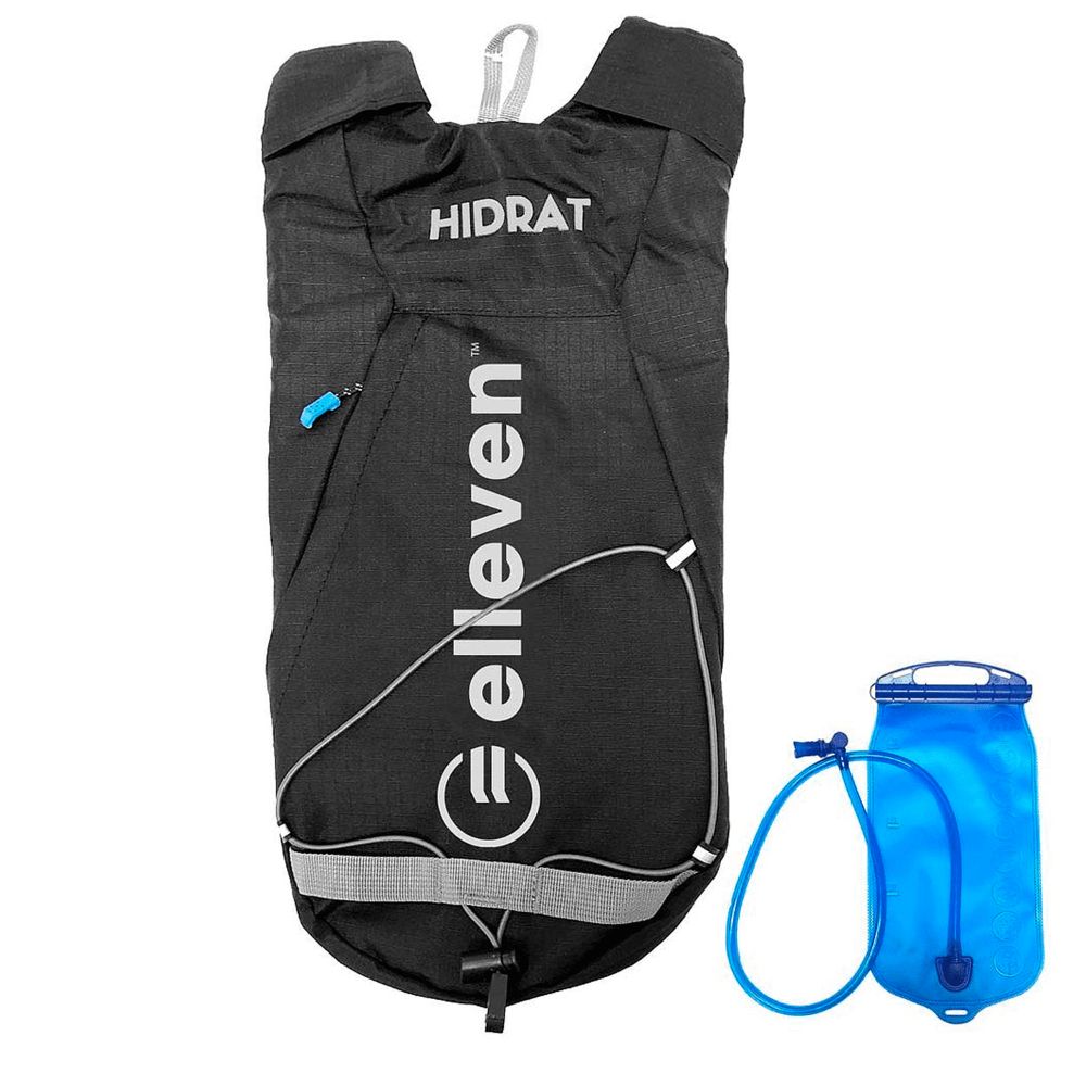 Mochila De Hidrataçao 2l Elleven Hidrat C/ Refil - Preto - 2 Litros