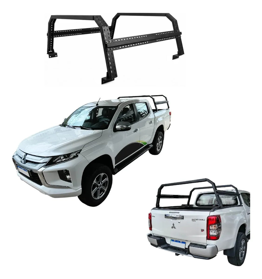 RACK DE CAÇAMBA LONG LIFE HI RIDER - ALTURA 565MM LARGURA : REGULAVEL DE 1350MM À 1560MM (POR DENTRO DA BORDA DA CAÇAMBA