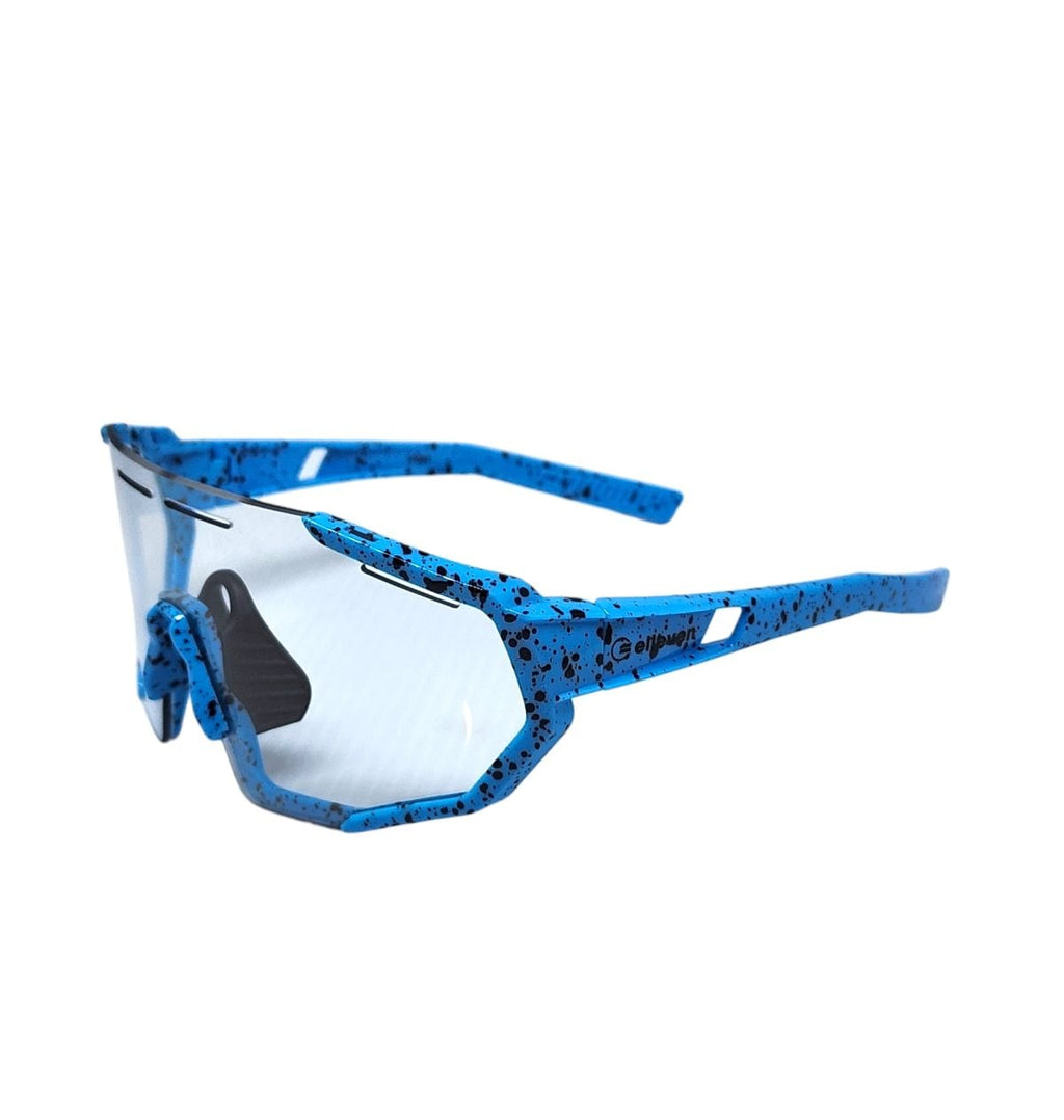 OCULOS CICLISMO KIDS ELLEVEN XQ547 LENTE FOTOCROMATICA AZUL