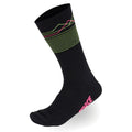 MEIA CICLISMO FREE FORCE LINE - PRETO/ROSA/VERDE - Único