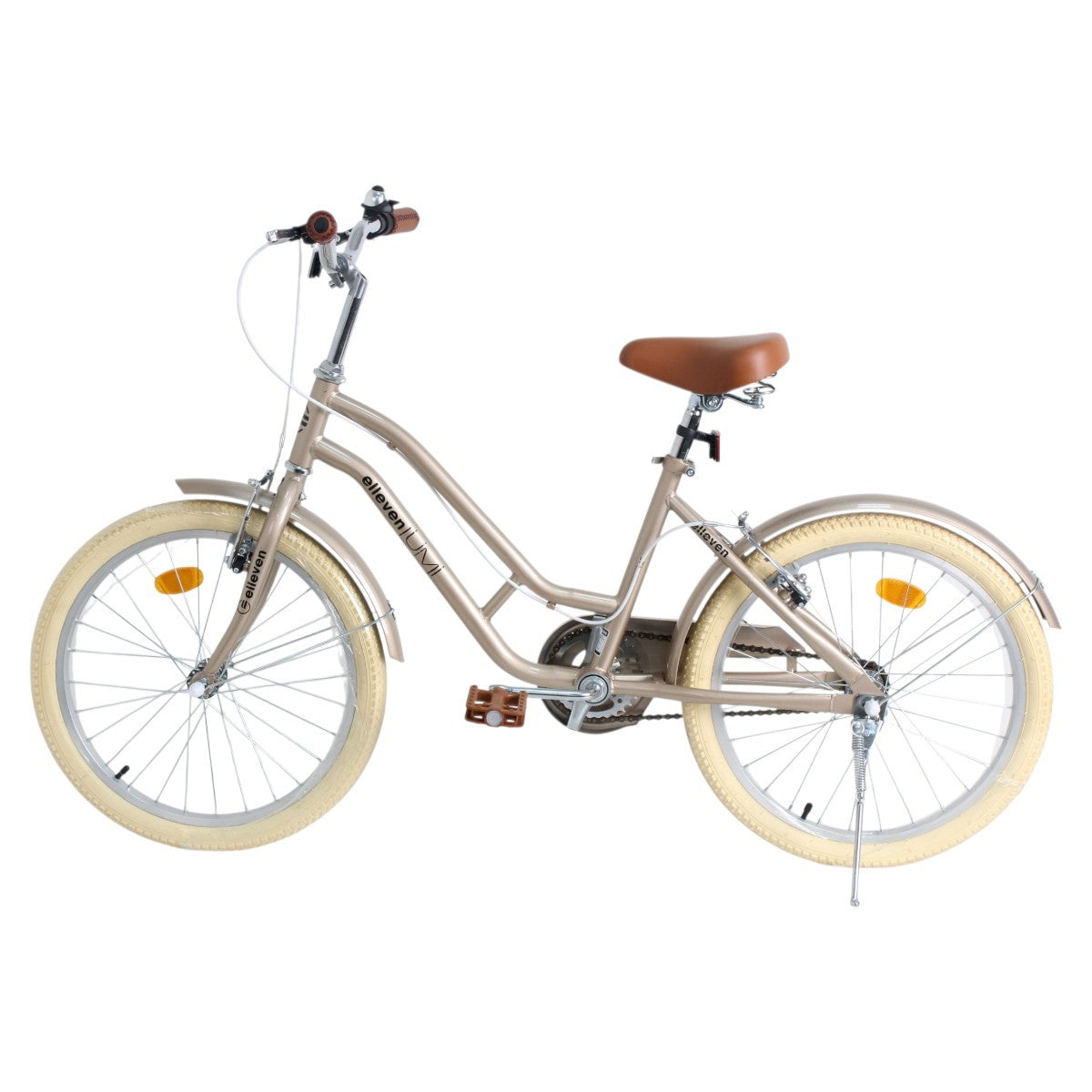 Bicicleta 20 Elleven Lumi 2026 Champanhe/Preto
