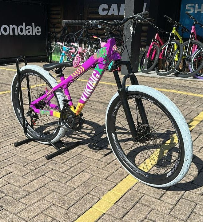 Bicicleta 26 Viking-X Tuff 30  Roxo/Amarelo