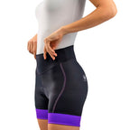 SHORT CICLISMO FREE FORCE FEMININO START - ROXA - 3G