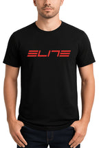 CAMISETA CASUAL ELITE PRETA LOGO VERMELHO TAM - G