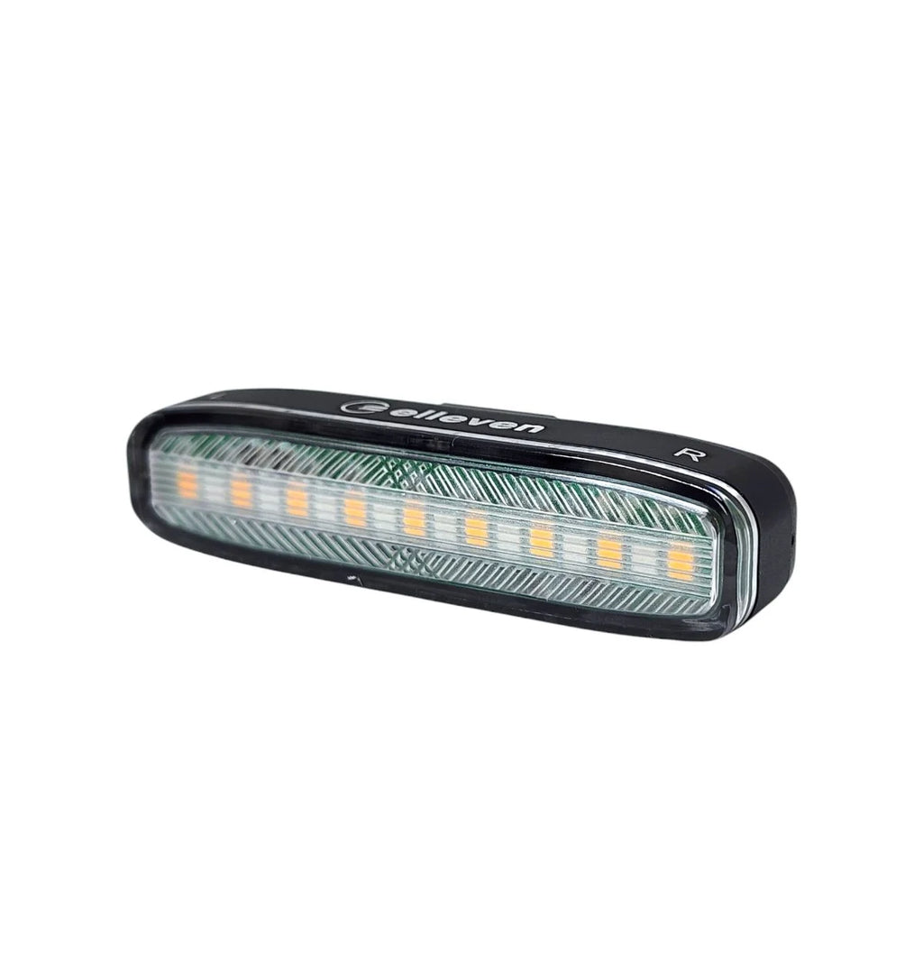 PISCA ELLEVEN SINALIZADOR 50LM COM SENSOR FRENAGEM + SETA LATERAL+ CONTROLE REMOTO