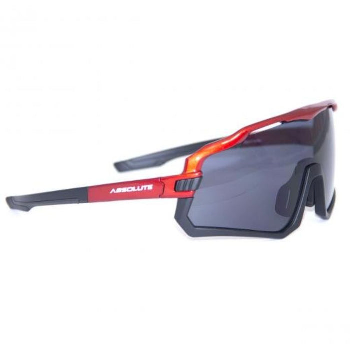 ÓCULOS CICLISMO ABSOLUTE WILD - VERMELHO/PRETO