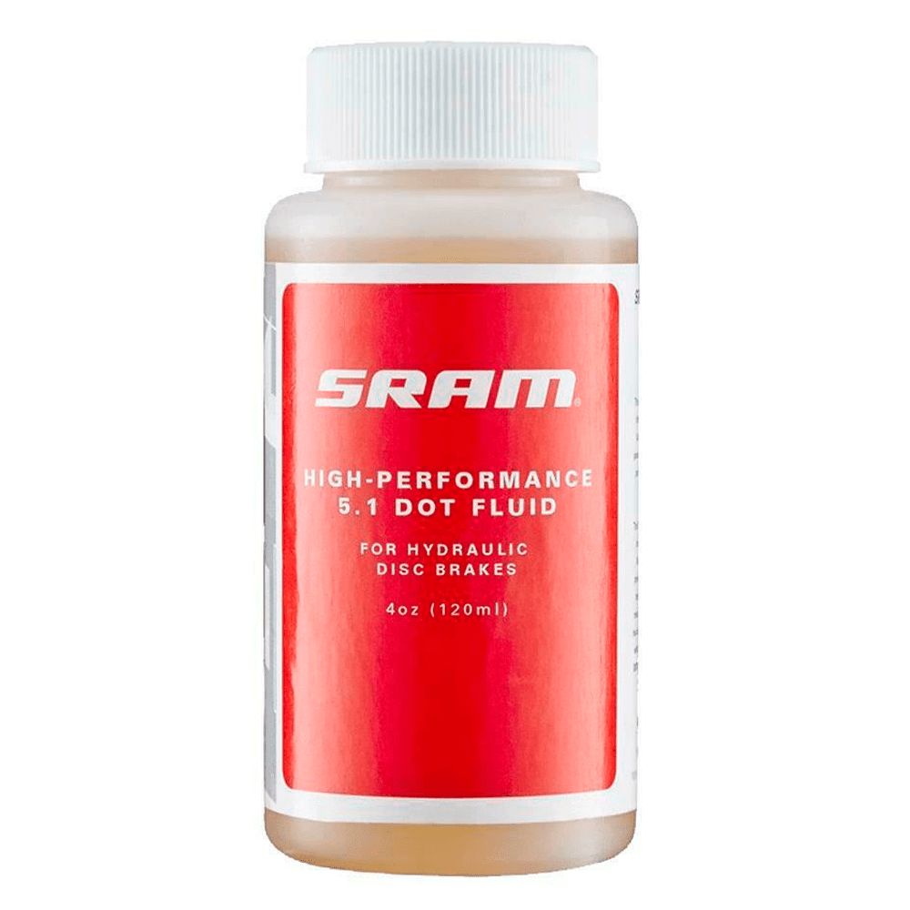 FLUIDO DE FREIO SRAM DOT 5.1 (120ml) - VERMELHO