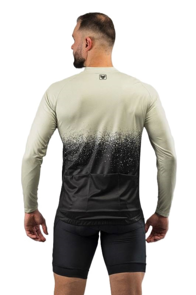 CAMISA DE CICLISMO FREE FORCE MASCULINA BASIC MANGA LONGA DIRTY 2024