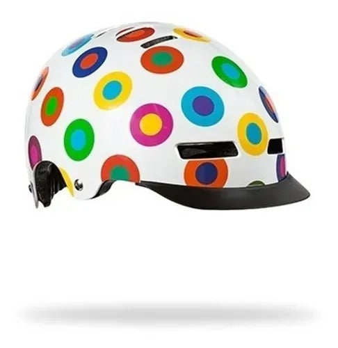 Capacete De Ciclismo Urban Lazer By Shimano Street+ One Dots Multicolor Tam - G