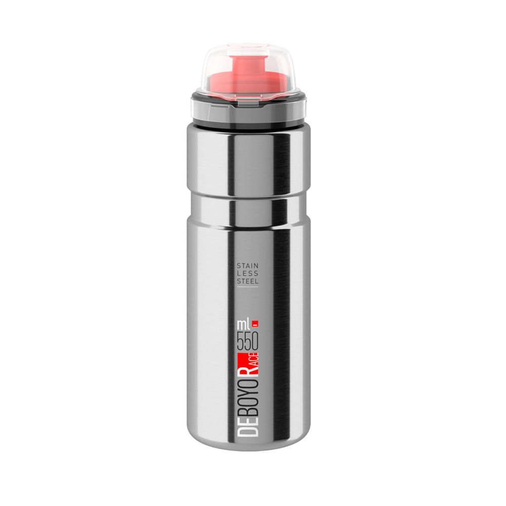 CARAMANHOLA 550ML ELITE NEW DEBOYO RACE INOX TÉRMICA (160106) - PRATA