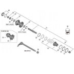 ESPACADOR DENTADO PARA CUBO SHIMANO FH-M7110/M8110/M9111 12V  Y3FM14000