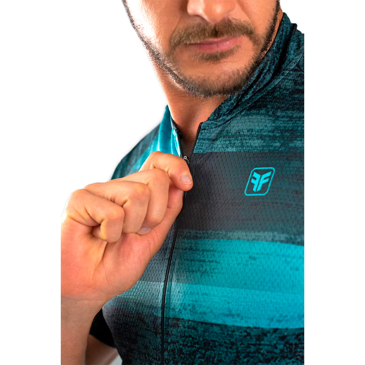 Camisa Ciclismo Free Force Masculina Basic Arctic
