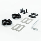 PEDAL 9/16 DUPLA FACE CLIP PLATAFORMA PROMEND PD-F91 C/ TAQUINHOS - PRETO