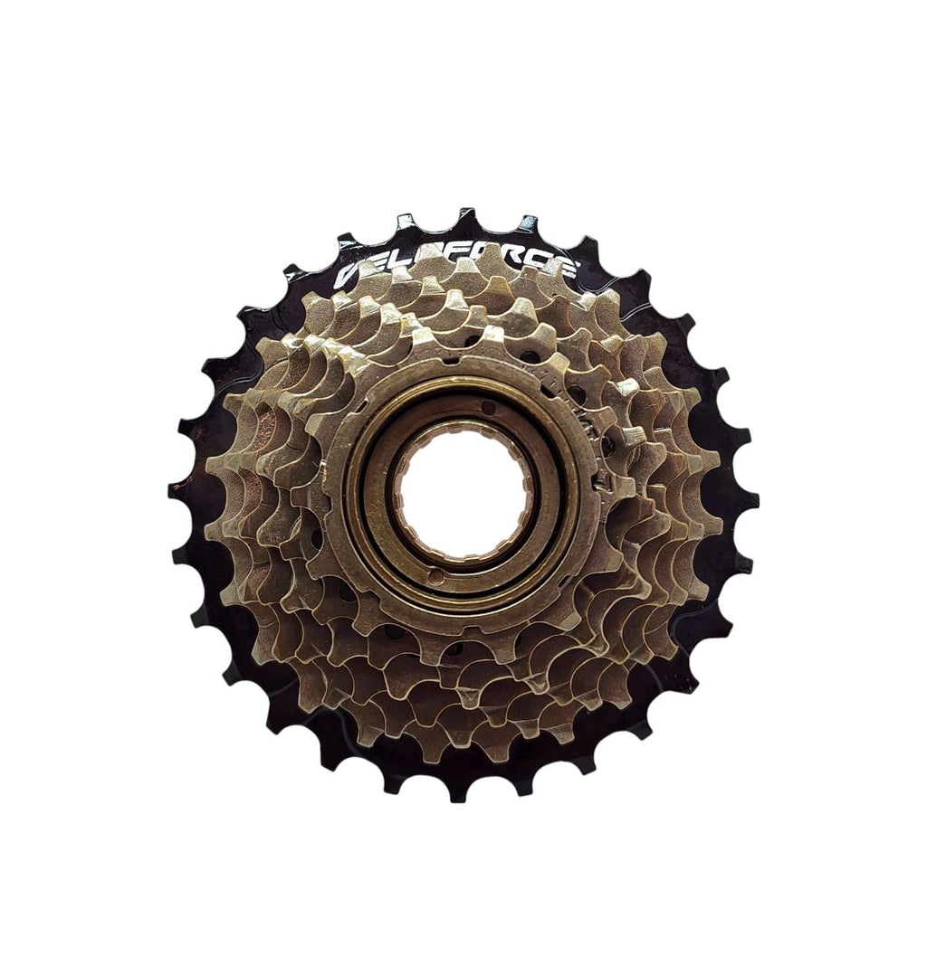 CATRACA RODA LIVRE 14/28T 7V INDEX BARULHENTA 120 CLICK VELOFORCE