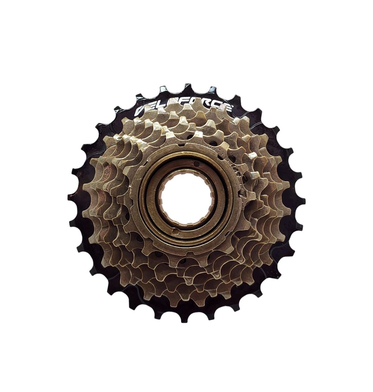 CATRACA RODA LIVRE 14/28T 7V INDEX BARULHENTA 120 CLICK VELOFORCE