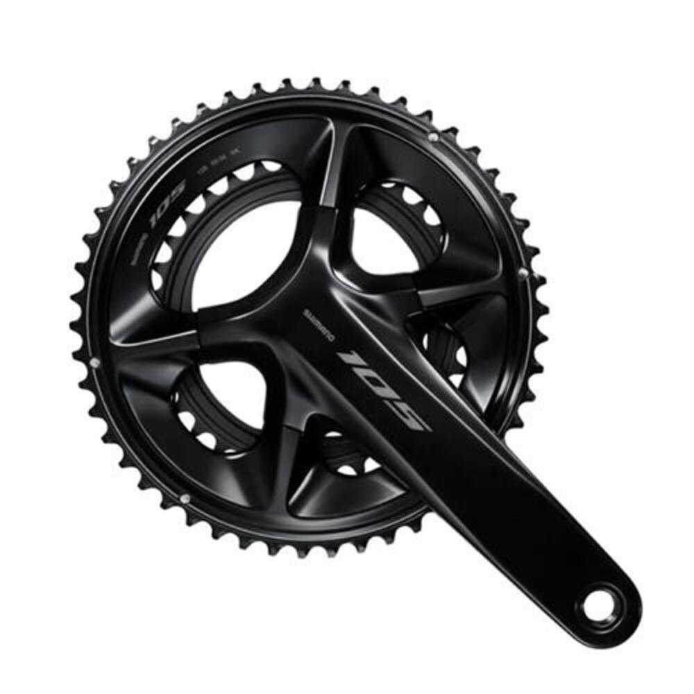 PEDIVELA SHIMANO 105 FC-R7100 52/36D 172.5MM INTEGRADO 12V S/ MOVIMEN - PRETO - 172.5mm