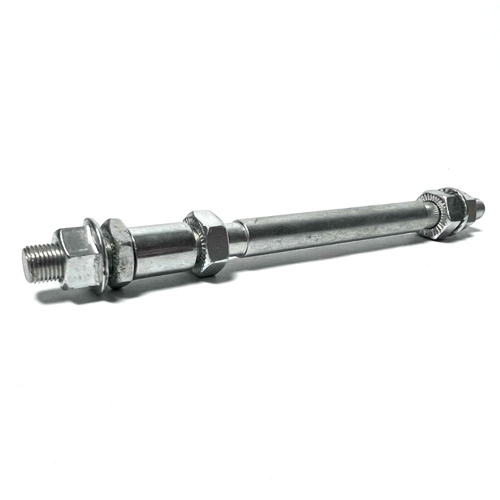 EIXO TRASEIRO 175MM 78MM ENTRE BATENTE COM ESPACADOR P/ ROL. - PRETO