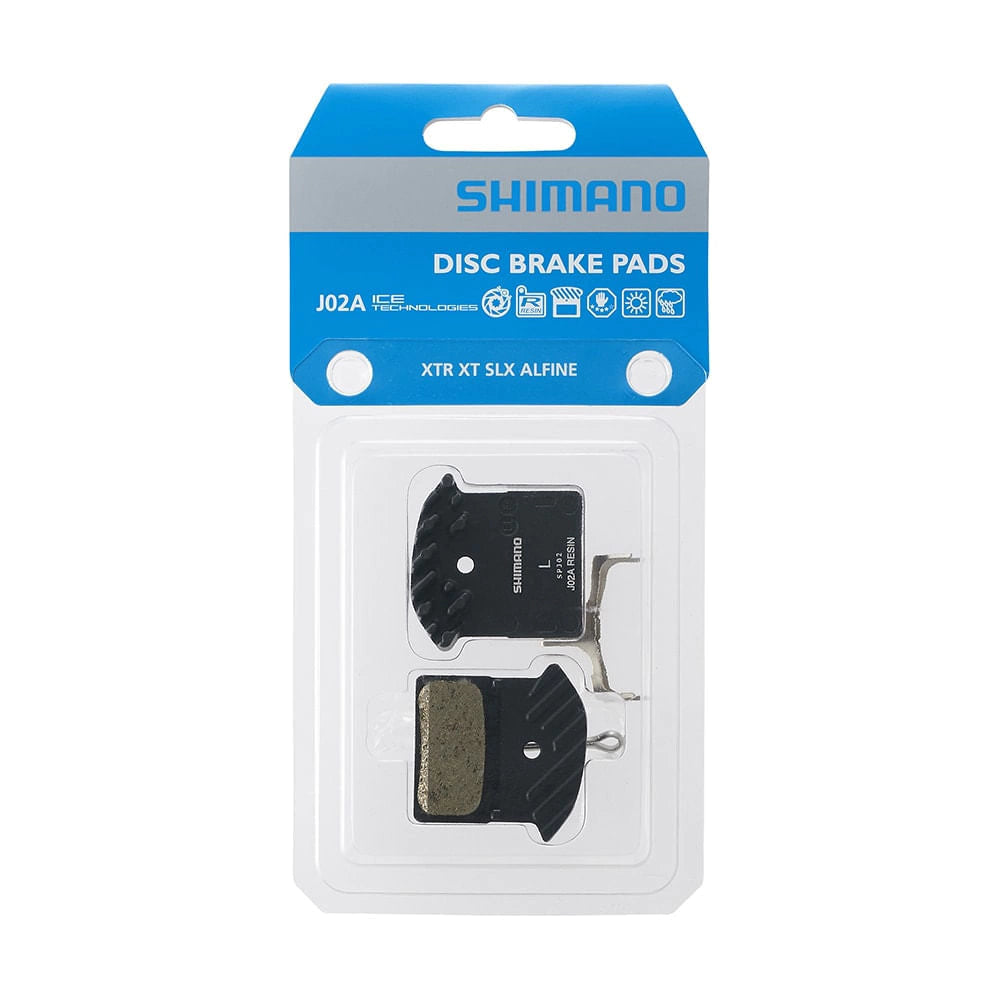 PASTILHA FREIO DISCO SHIMANO DEORE XTR SLX ALFINE J02A RESINA ICE TECH