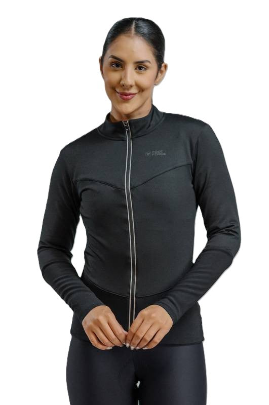 Jaqueta Peluciada Free Force Feminina Classic Preto - G