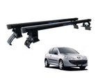 RACK DE TETO LONG LIFE LIGHT P/ PEUGEOT 206/207 HATCH - 2 PORTAS (5090) - PRETO