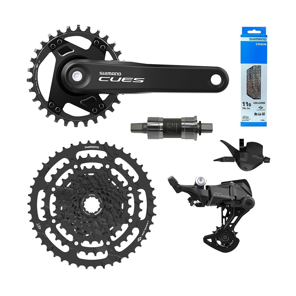 KIT TRANSMISSÃO SHIMANO CUES U4000 SINGLE 1X9V