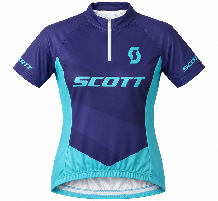 Camisa Ciclismo Feminino Le Tour De France Scott Lilas/Turquesa - LILÁS/TURQUESA / P